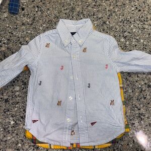 Kids Striped Button-Down Shirt